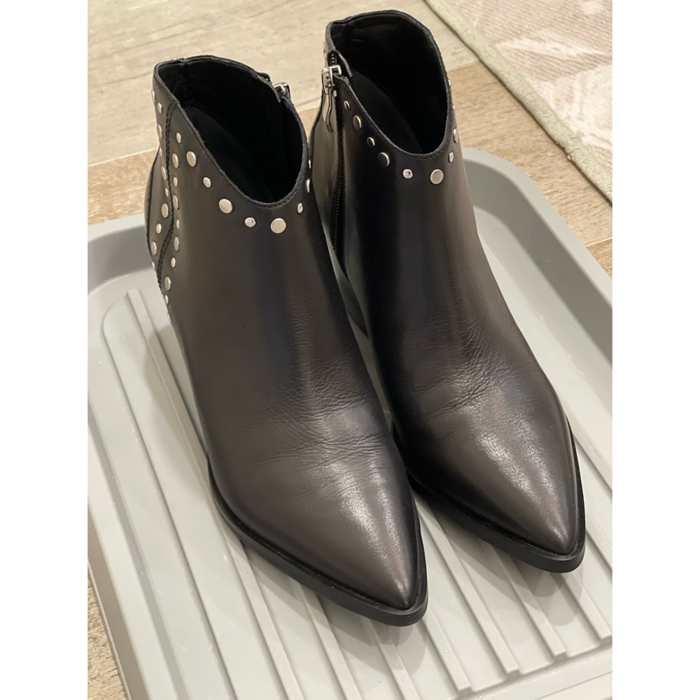 Marc Fisher LTD Demi Ankle Studded Leather Booties